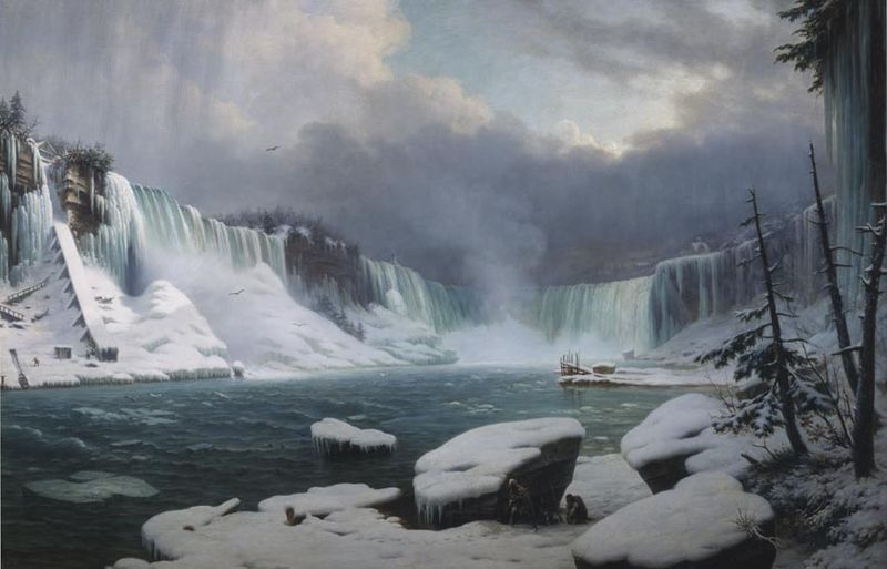 Hippolyte Sebron les chutes du Niagara